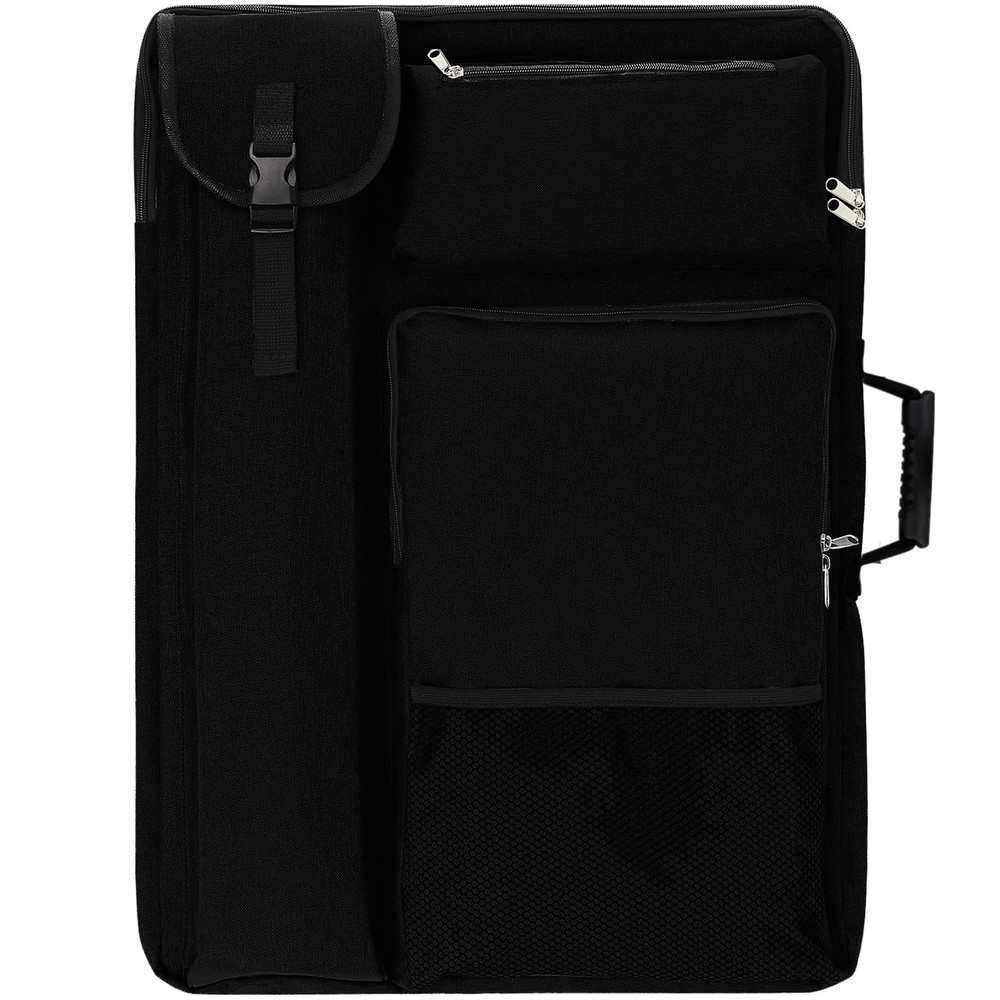 TreochtFUN Art Portfolio Case 18″ x 24″ x 3.15″ (45.7 x 61 x 8 cm), Black