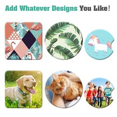 50 Pcs Sublimation Blank Coasters Square Cup Mat for Transfer Heat Press Crafts