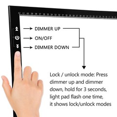 HSK A3 LED Artist tracing Light Box Copy Table, Adjustable High Brightness Li…