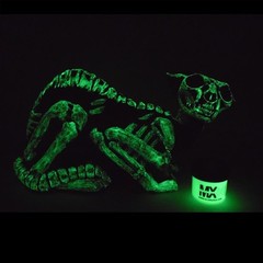 1oz Ultra bright GREEN MX24 Glow in the Dark Paint Invisible Neutral Range