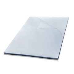 100 Pack Clear Binding Presentation Covers, PVC, 10 Mil, 8-1/2 x 11 Inches