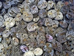 Watch Parts Supplies Vintage Small Mechanisms 44 pc. Steampunk Art Movements