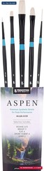 Princeton Aspen 6500 Series 5pc Professional Paint Brushes for Acrylic Painting