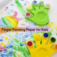 BAZIC Finger Paint Paper Pad 20 Sheets 16″ X 12″, Oil 1-Pack, 20