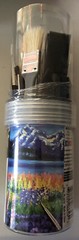 40 Piece Art Paint Brush Set and Storage Container Synthetic Bristle ArtSkills