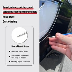 Car Touch Up Paint(Pearl White Multi-Coat(PPSW)) for Tesla Model Y/3/S/X, 2 in 1