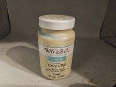 Waverly Inspirations 60708E Chalk Paint, Ultra Matte, Cashew, 8 Fl. Oz. Sealed