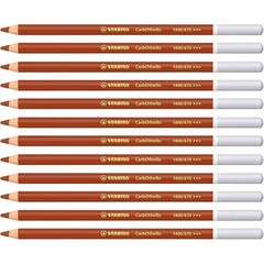 Stabilo CarbOthello Pastel Pencils 12 Pack 1400/670 Burnt Sienna