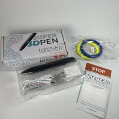 MYNT3D Super 3D Printing Pen MP030-BK Open Box New Sealed w/ Filament Manual