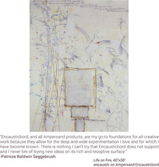 Museum Series Encausticbord | 6″X6″ | 1-1/2″ Cradled Profile | Encaustic Paintin