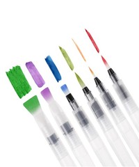 Mr. Pen- Watercolor Brush Pens, 6 pcs Large, White