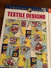 2~ Creative Haven Coloring Books Textiles & Belles~Blossoms