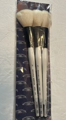 Windsor & Newton Series 240 Size 3 Package Of Three Goat hair Brushes. New