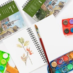 Watercolor Pad 10×7 Inch 3 PCS 90 Sheets 140lb 300gsm Cold Press Heavyweight
