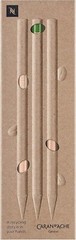 Caran d’Ache Swiss Wood Pencils Set of 3 Nespresso Graphite Lead 25% Coffee