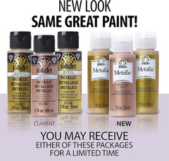 Multi-Surface Metallic Paint in Assorted Colors (2 Oz), Metallic Nickel
