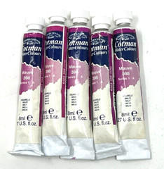 Winsor And Newton Cotman 8mL Watercolor paint Mauve lot of 5