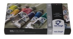 Oil Color Paint, 10x20ml Tubes, Basic Set
