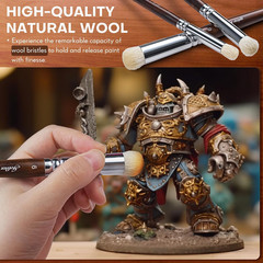 Golden Maple Miniature Paint Brushes Drybrush-18PCS Micro Detail Paint Brush Set