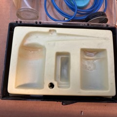 Vintage 1966 BADGER MODEL No. 250 Paint Spray Air-Brush Kit w/ Case Instructions