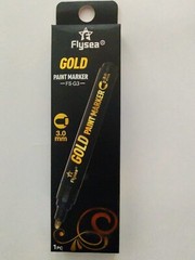 Permanent Markers Paint Pens Mirror Waterproof Gold Silver Copper Paint DIY