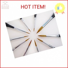 Kolinsky Sable Watercolor Brushes, 10pcs Sable Detail Paint Brush Set Will Keep