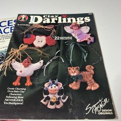 Polymer Clay Art Instruction Books Lot of 5 Clay Techniques Dollmaking Mixed
