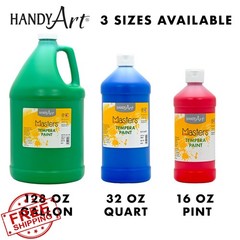 Handy Art Tempera Paint Black Gallon 128 Fl Oz