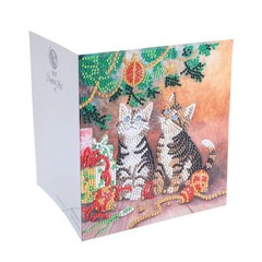 CraftBuddyUS CCK-XM136: “Magic of Christmas” Crystal Art Card 18x18cm