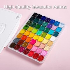 GOUACHE PAINT SET Art Supplies 56 Colors 30ml HIMI