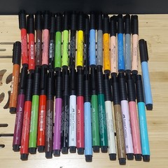Faber Castell Pitt Artist Pens Brush 36 Colors Box Set – Used In Great Condition