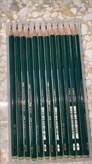 Faber Castell 9000 12pcs Graphite Pencil Set for Drawing Sketching Box BUNDLE 2.