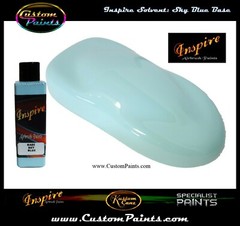 INSPIRE SKY BLUE BASE AIRBRUSH 4oz (SOLVENT), CUSTOM PAINT, HOK, ARTIST, HOT ROD