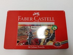 Faber-Castell colored pencils set of 36 colors and soft pastels set of 24 colors