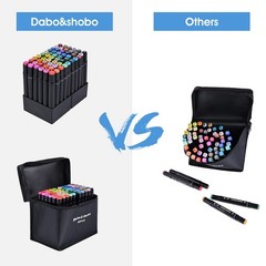 60 Color Alcohol Marker Pens, Bright Permanent Markers For Coloring, Markers …
