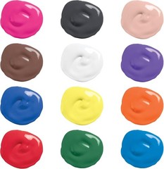 Non-Toxic 16 Oz. Tempera Paint Set, 12 Colors