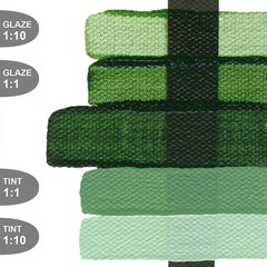Fluid Professional Acrylic Paint 1 fl oz Bottle Jenkins Green Transparent