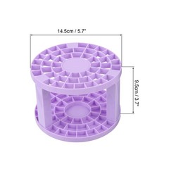 2pcs Paint Brush Holder, Paint Brush Storage Organizer 49 Holes, Purple