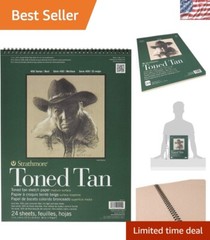 Eco-Friendly 11×14″ Toned Tan Drawing Pad – Perfect for Multi-Media Work