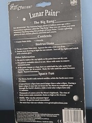 Glow In The Dark Lunar Paint Sticks Set Of 2 & 2 Stencils Great Explorations Vtg