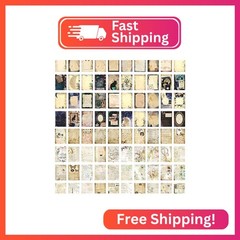 200 Pcs Deco Papers for Scrapbooking, 3.9*5.5in Vintage Decoupage Paper Junk Jou