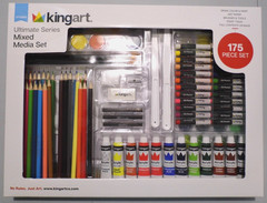 Kingart Mixed Media Set 175 Pieces New in Package