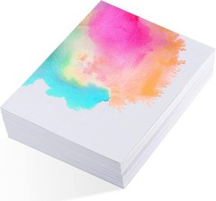 60 Sheets Watercolour Paper Bulk, 140 lb/300 GSM Cotton Cold Press Water Colo…