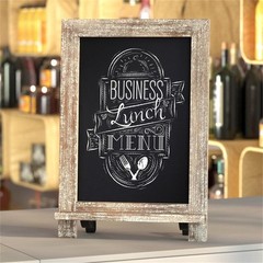 Pemberly Row 9.5″x14″ Freestanding Tabletop or Wall Mount Magnetic Chalkboard