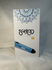 SCRIB3D P1 3D Printing Pen with Display – Includes 3D Pen, 3 Starter Colors