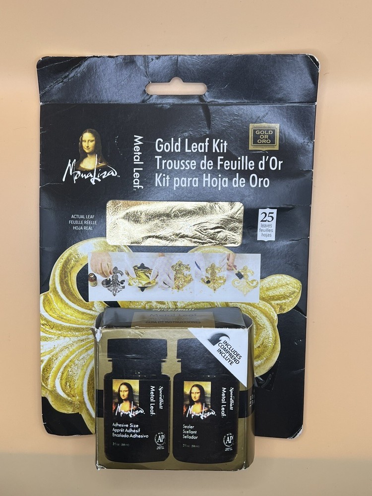 Speedball Mona Lisa Gold Leaf Kit-25 Sheets