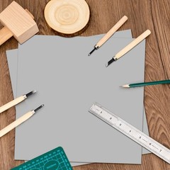 Yeaqee 4 Pcs Linoleum Block Rubber Carving Block Soft Linocut Blocks Large