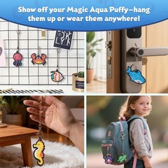 Magic Aqua Puffy, 3D Art Craft Kits Paint by Number Crafts Kits for Kids, Mes…