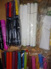 Assorted Marker Bundle – Mixed Colors & Types – Craft / Art Supplies