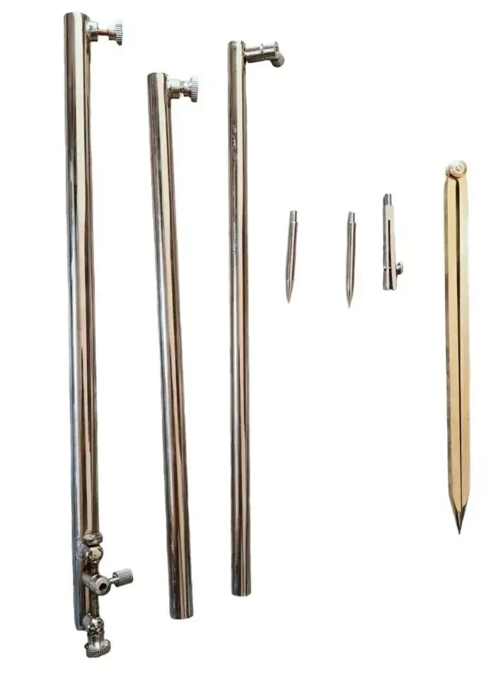 Solid Brass Beam Compass 30″ Silver Antique & Brass 8″Inch Divider Compass